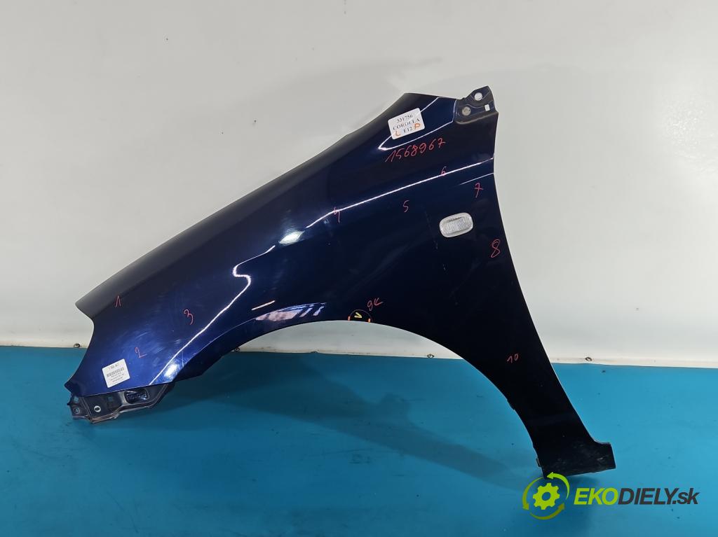 Toyota Corolla E12 2001-2009 2.0 D4D 116 hp manual 85 kW 1995 cm3 5- blatnik přední levý  (Levý přední blatník)