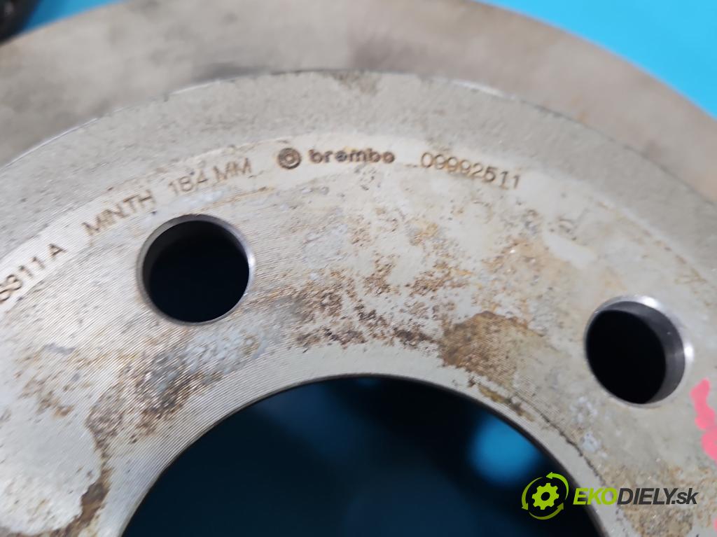 Bmw X5 E70 2006-2013 3.0d 245KM automatic 180 kW 2993 cm3 5- Štíty: brzdové zadné