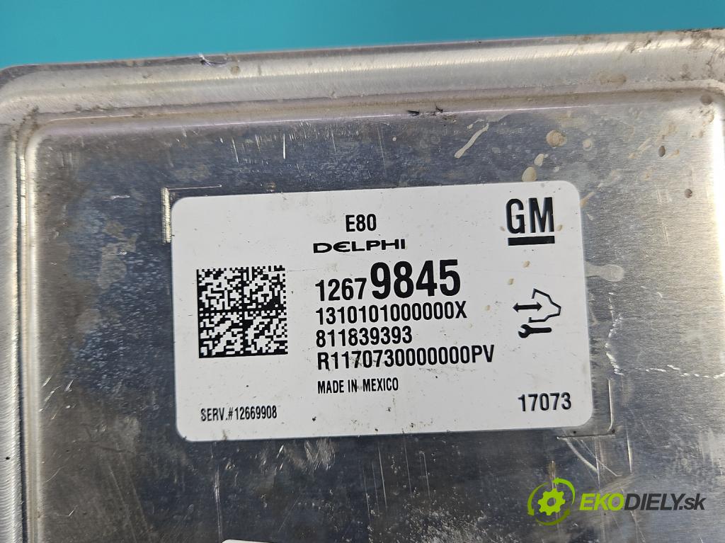 Opel Astra V  2015-2022 1.4 T 125 HP manual 92 kW 1399 cm3 5- riadiaca jednotka motora 12679845