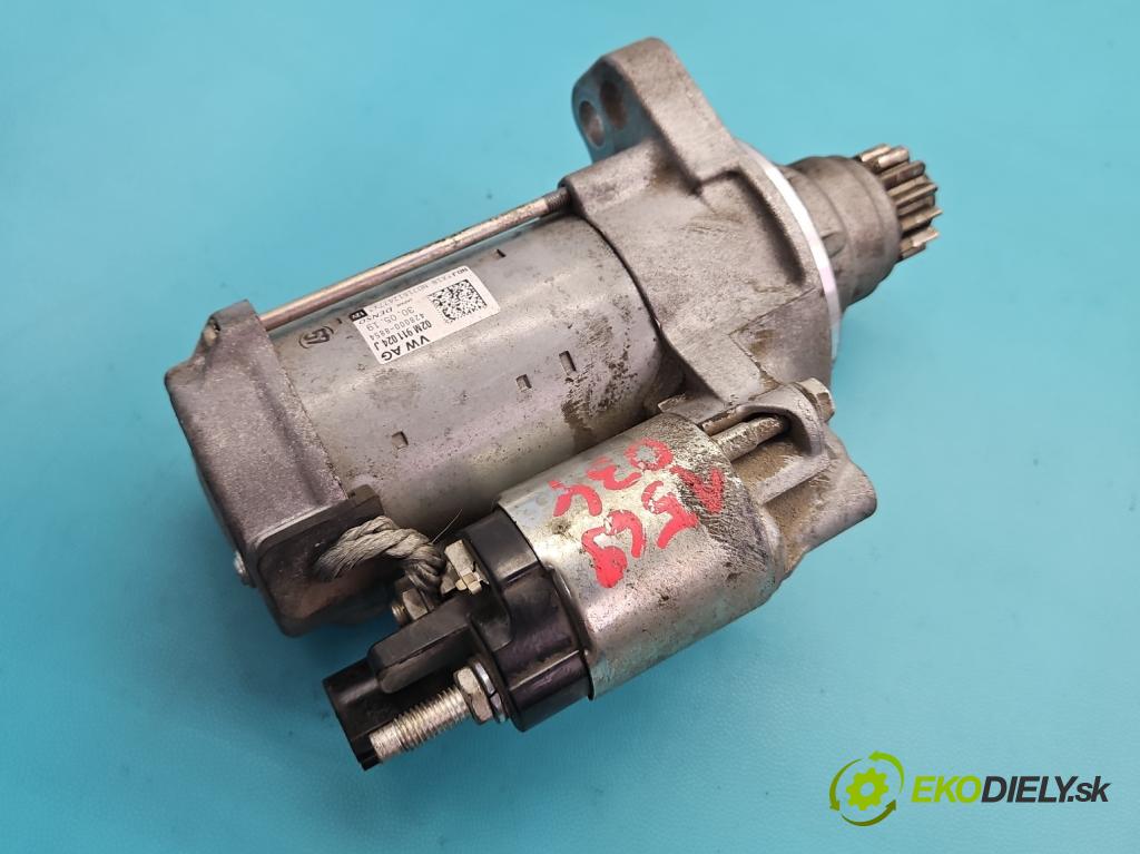 Skoda Octavia III 2013- 1.5 TSI 150 hp manual 110 kW 1498 cm3 5- startér: 02M911024J (Startér)