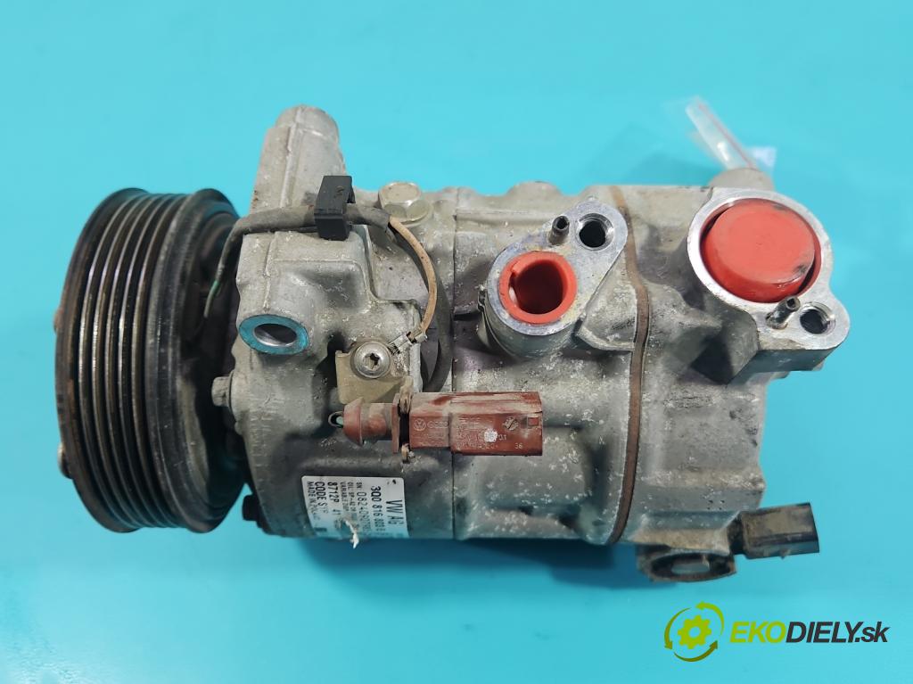 Skoda Octavia III 2013- 1.5 TSI 150 hp manual 110 kW 1498 cm3 5- Kompresor: klíma 3Q0816803E (Kompresor klimatizace)