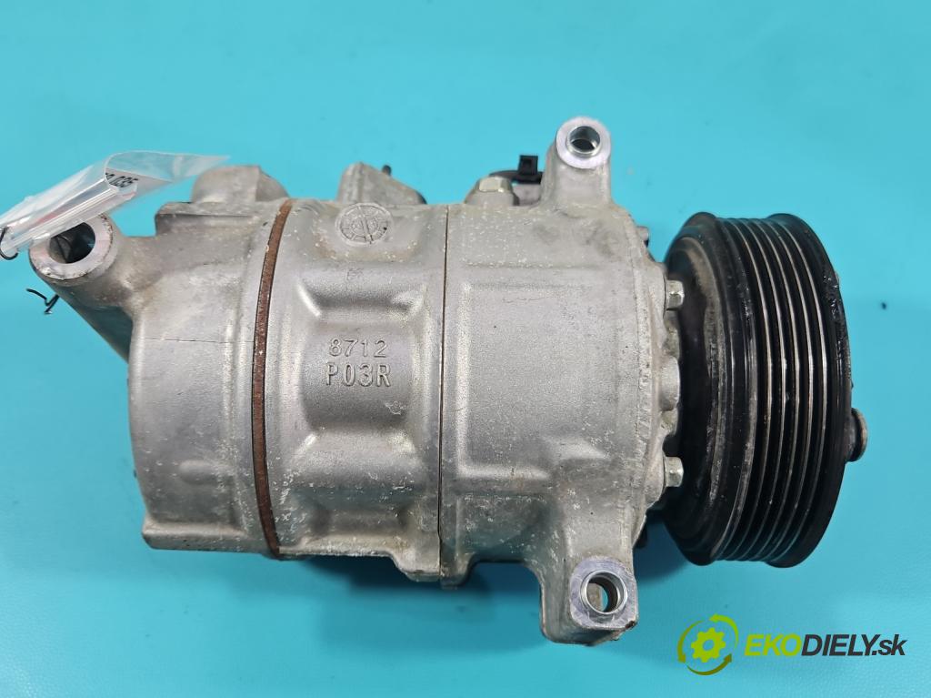 Skoda Octavia III 2013- 1.5 TSI 150 hp manual 110 kW 1498 cm3 5- Kompresor: klíma 3Q0816803E (Kompresor klimatizace)