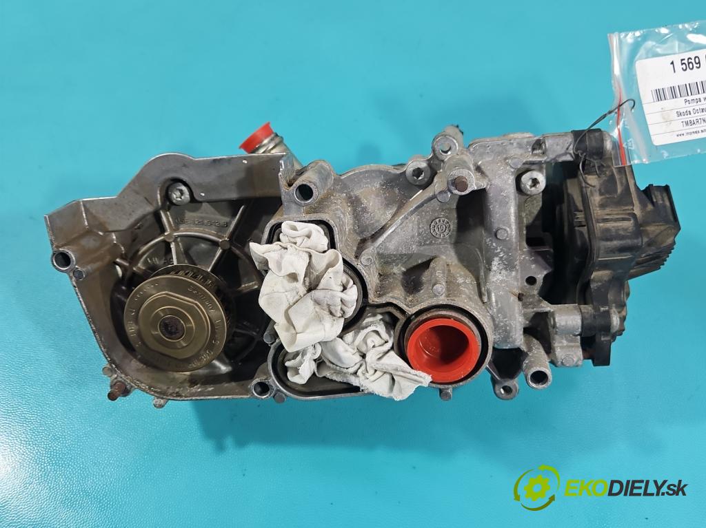 Skoda Octavia III 2013- 1.5 TSI 150 HP manual 110 kW 1498 cm3 5- čerpadlo voda: 05E121042B (Vodná pumpa)