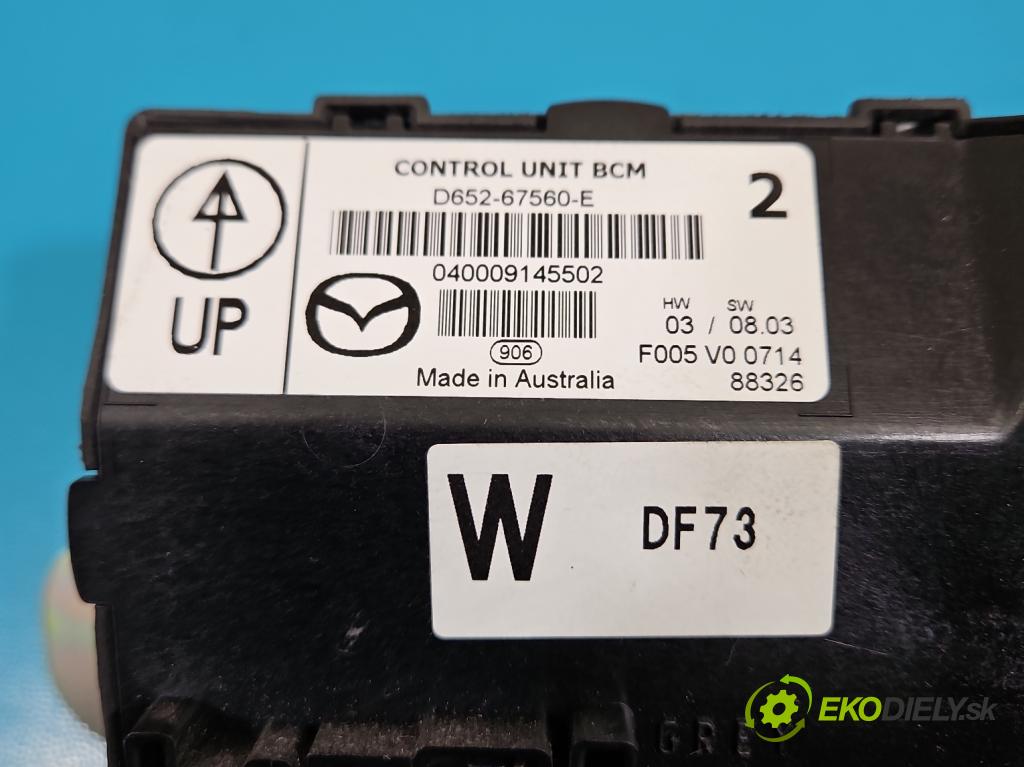 Mazda 2 II 2007-2014 1.3 16V 86 HP manual 63 kW 1349 cm3 3- riadiaca jednotka motora 279721-3730