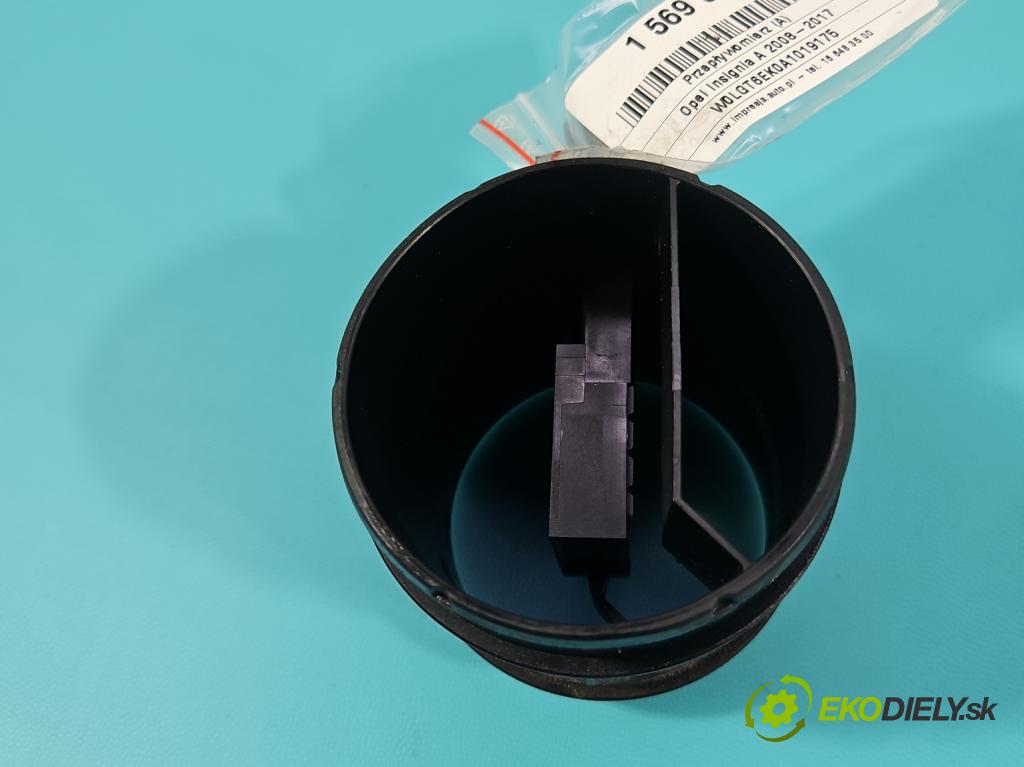 Opel Insignia A 2008-2017 2.0 cdti 131 HP manual 96 kW 1956 cm3 5- průtokoměr: 0280218427 (Váha vzduchu)