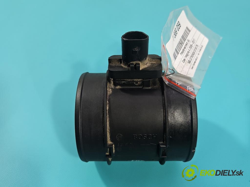 Opel Insignia A 2008-2017 2.0 cdti 131 HP manual 96 kW 1956 cm3 5- průtokoměr: 0280218427 (Váha vzduchu)