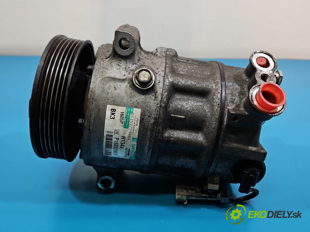 Opel Insignia A 2008-2017 2.0 cdti 131 HP manual 96 kW 1956 cm3 5- Kompresor: klimatizácie 13232307 (Kompresor klimatizácie)