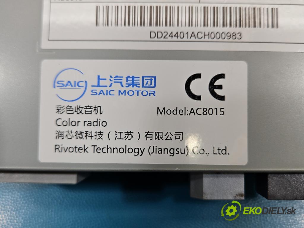 MG MG3  24- 1.5 16V 102 HP automatic 75 kW 1498 cm3 5- Zobrazit: 7F3111AR4013183 (Prístrojová doska)