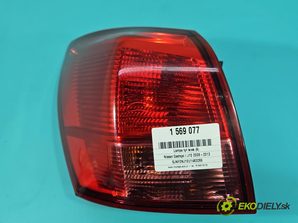 Nissan Qashqai I J10 2006-2013 2.0 dci 150 HP manual 110 kW 1995 cm3 5- svetlo / reflektor zadné ľavé  (Kľučka dverí ostatné)