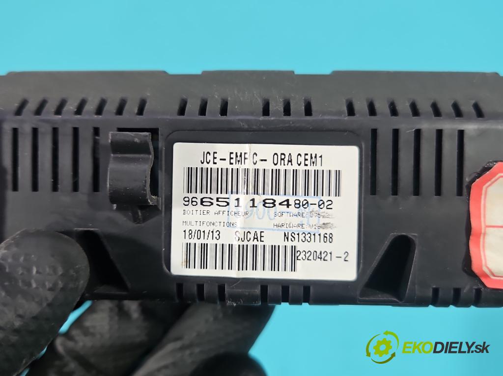 Peugeot 407 2.0 16V 136 HP manual 100 kW 1997 cm3 4- Zobrazit: 9665118480 (Prístrojová doska)