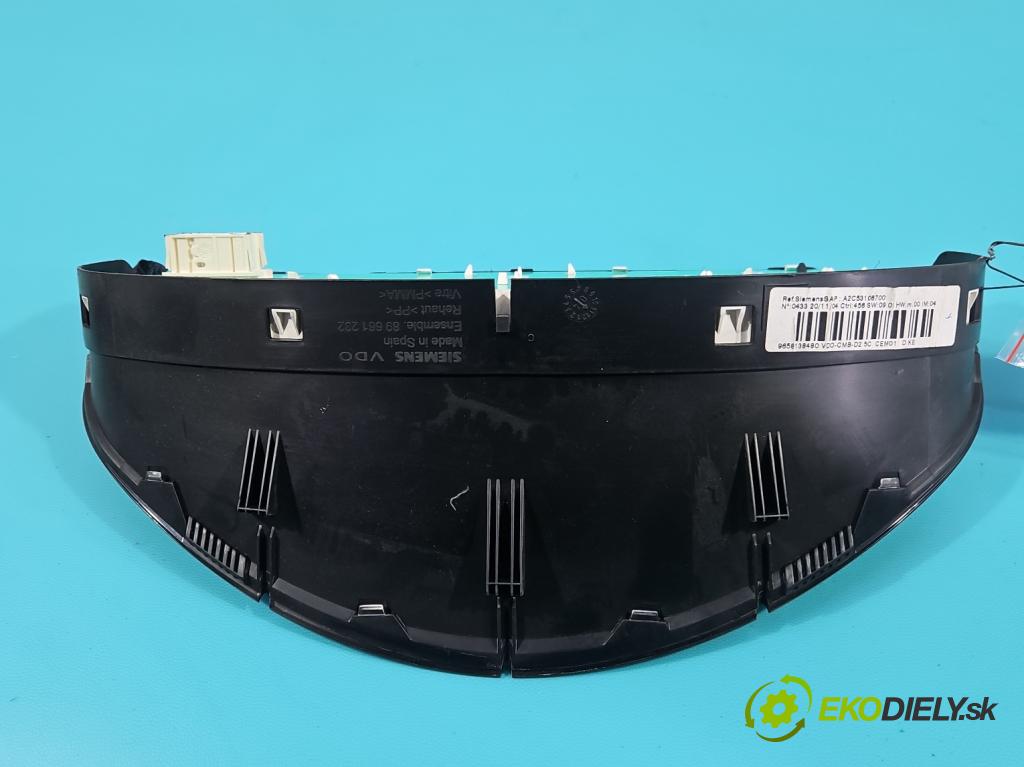 Peugeot 407 2.0 16V 136 HP manual 100 kW 1997 cm3 4- prístrojovka/ budíky 9658138480 (Prístrojová doska)