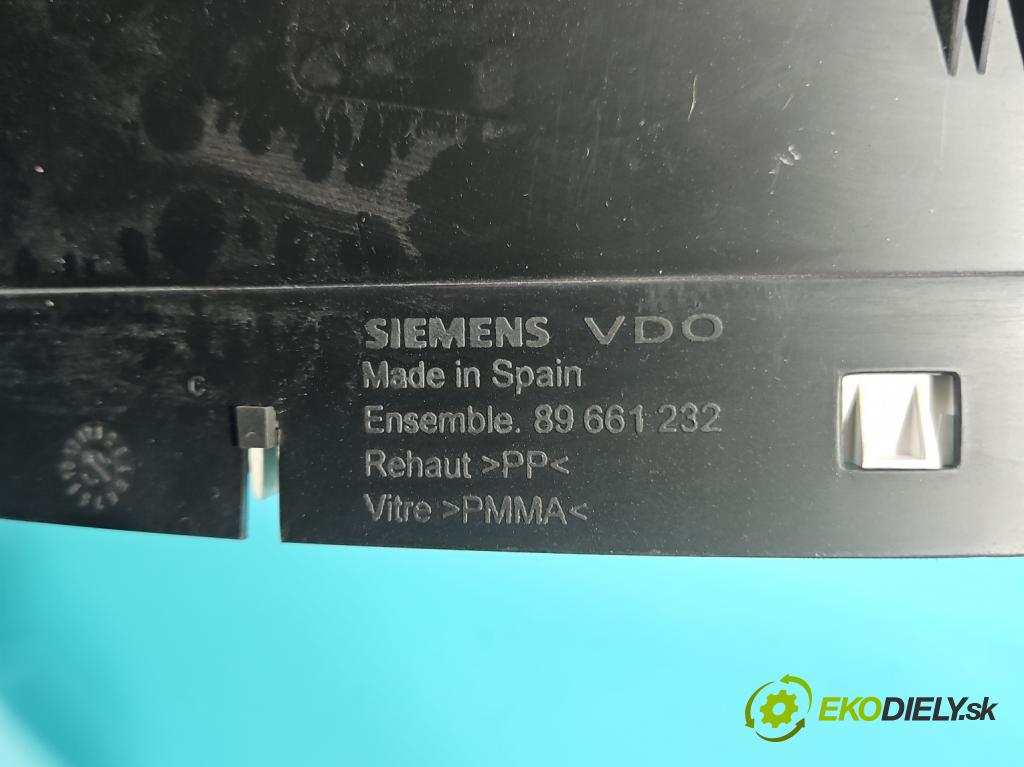 Peugeot 407 2.0 16V 136 HP manual 100 kW 1997 cm3 4- prístrojovka/ budíky 9658138480 (Prístrojová doska)