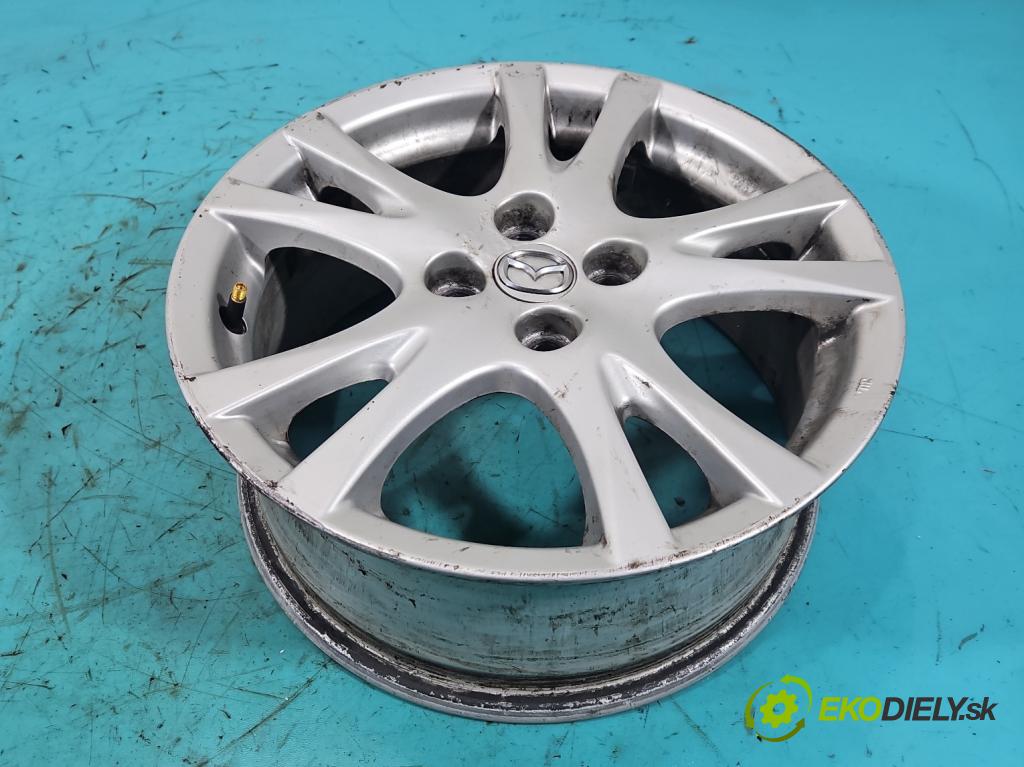 Mazda 2 II 2007-2014 1.3 16V 86 HP manual 63 kW 1349 cm3 3- Disk hliník 16" komplet 9965786560