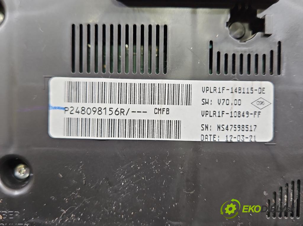 Renault Clio V 2019- 1.0 91 KM automatic 67 kW 999 cm3 5- prístrojovka/ budíky P248098156R (Prístrojová doska)