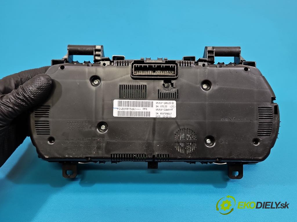 Renault Clio V 2019- 1.0 91 KM automatic 67 kW 999 cm3 5- prístrojovka/ budíky P248098156R (Prístrojová doska)
