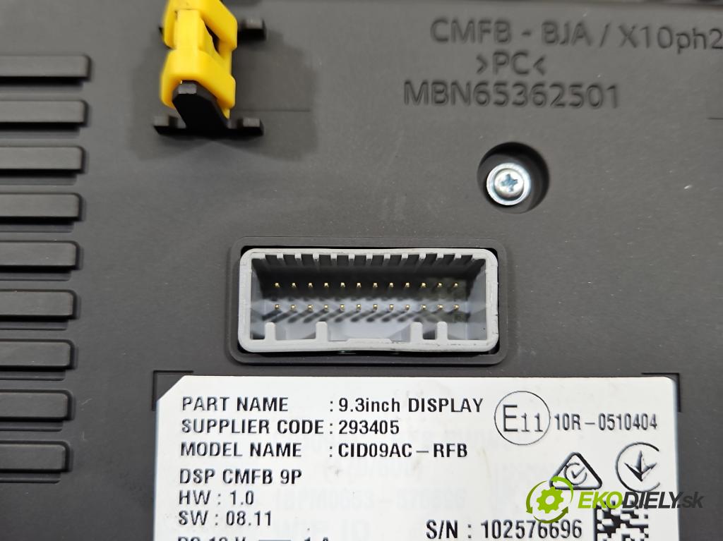 Renault Clio V 2019- 1.0 91 KM automatic 67 kW 999 cm3 5- Zobrazit: 280915092R (Prístrojová doska)