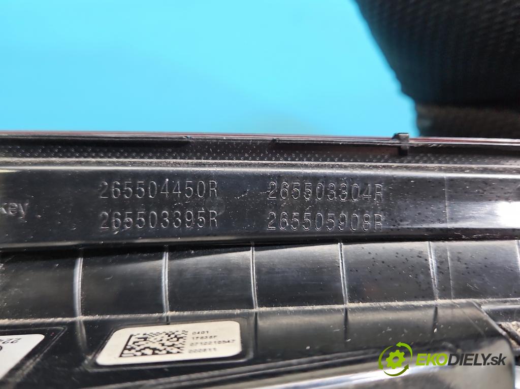 Renault Clio V 2019- 1.0 91 KM automatic 67 kW 999 cm3 5- svetlo / reflektor zadné pravé 265503304R (Kľučka dverí ostatné)