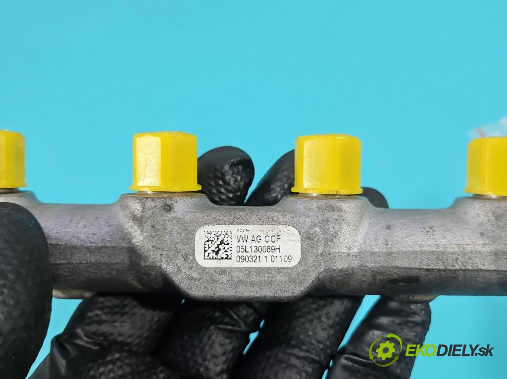 Skoda Octavia IV 2019- 2.0 TDI 116 hp manual 85 kW 1968 cm3 5- lišta vstřikovací 05L130089H (Vstřikovací lišta)