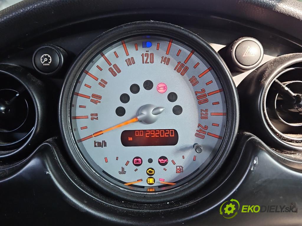 Mini One I 2000-2006 1.6 16V 90 HP manual 66 kW 1598 cm3 3- prístrojovka/ budíky 6928884 (Prístrojová doska)