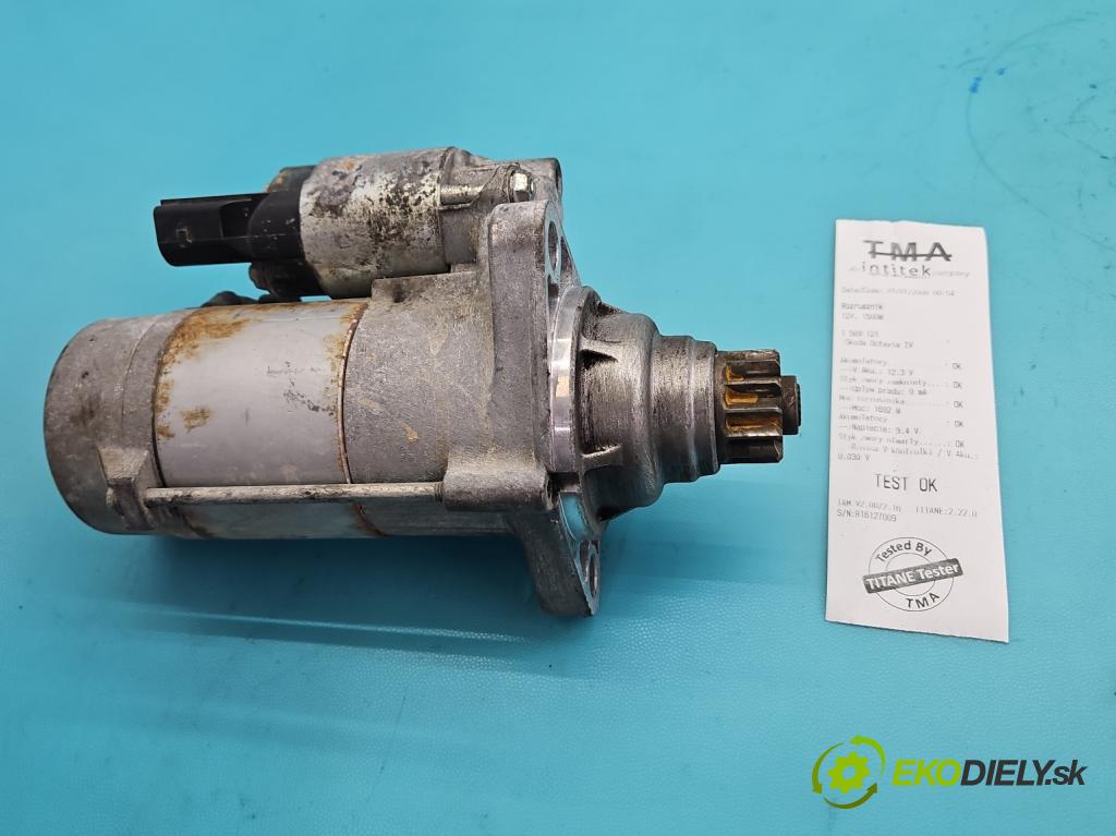 Skoda Octavia IV 2019- 2.0 TDI 116 HP manual 85 kW 1968 cm3 5- štartér 02M911024B (Štartér)