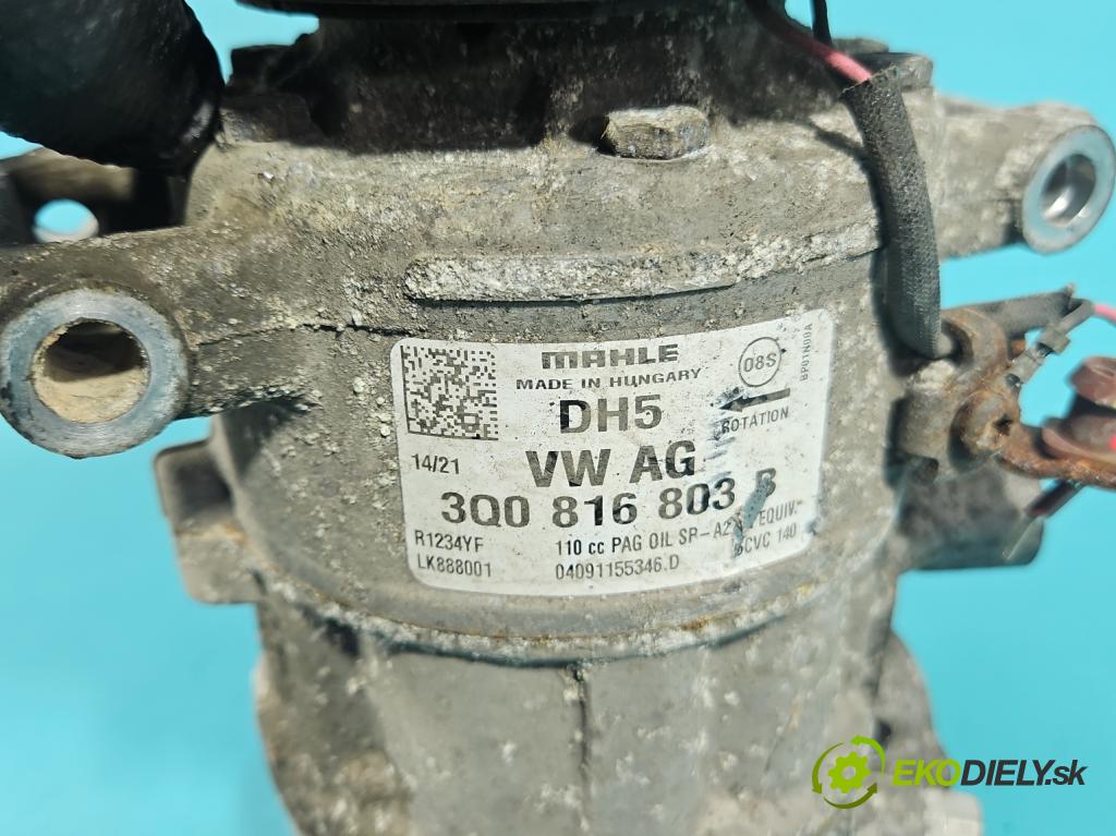 Skoda Octavia IV 2019- 2.0 TDI 116 HP manual 85 kW 1968 cm3 5- Kompresor: klimatizácie 3Q0816803B (Kompresor klimatizácie)