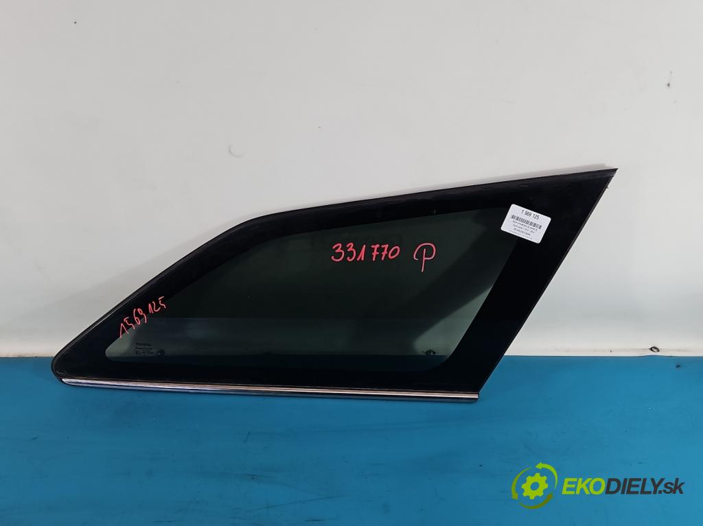 Toyota Auris II 2012-2018 1.8 16V 99 HP automatic 73 kW 1798 cm3 5- sklo zadné pravé 