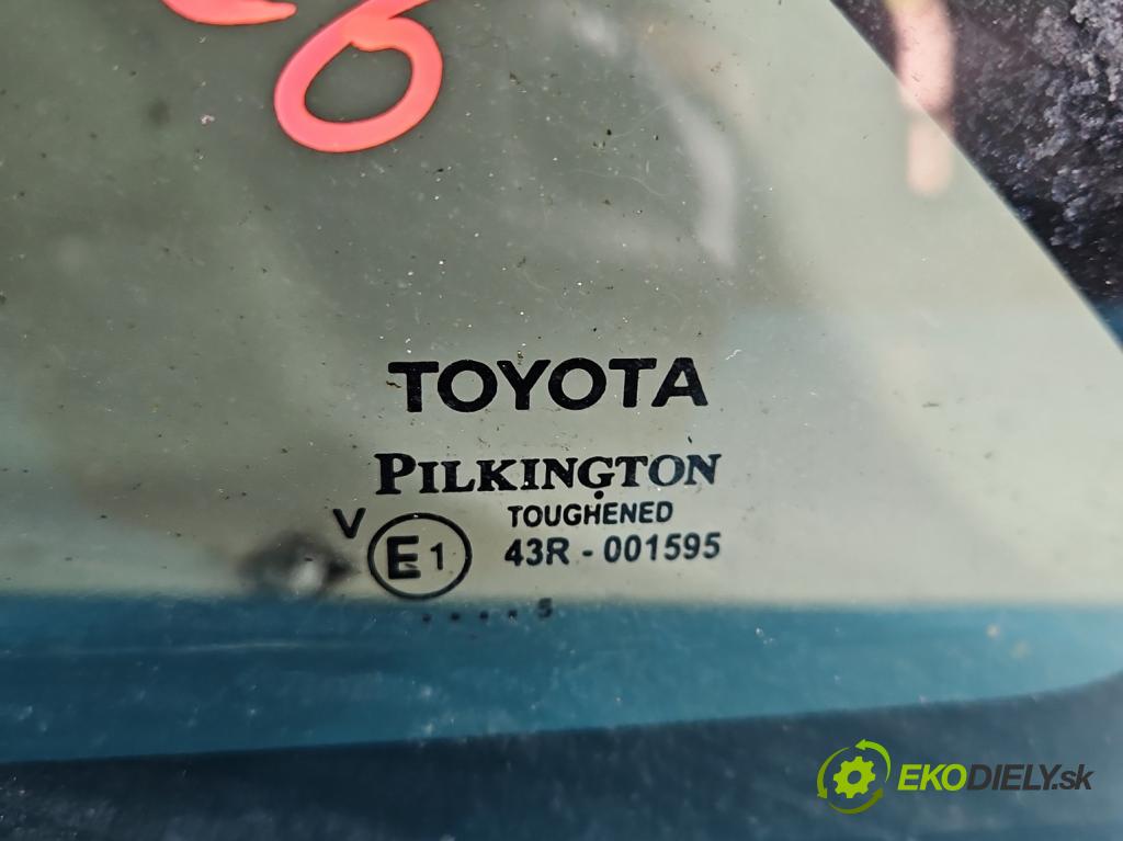 Toyota Auris II 2012-2018 1.8 16V 99 HP automatic 73 kW 1798 cm3 5- sklo zadné ľavé
