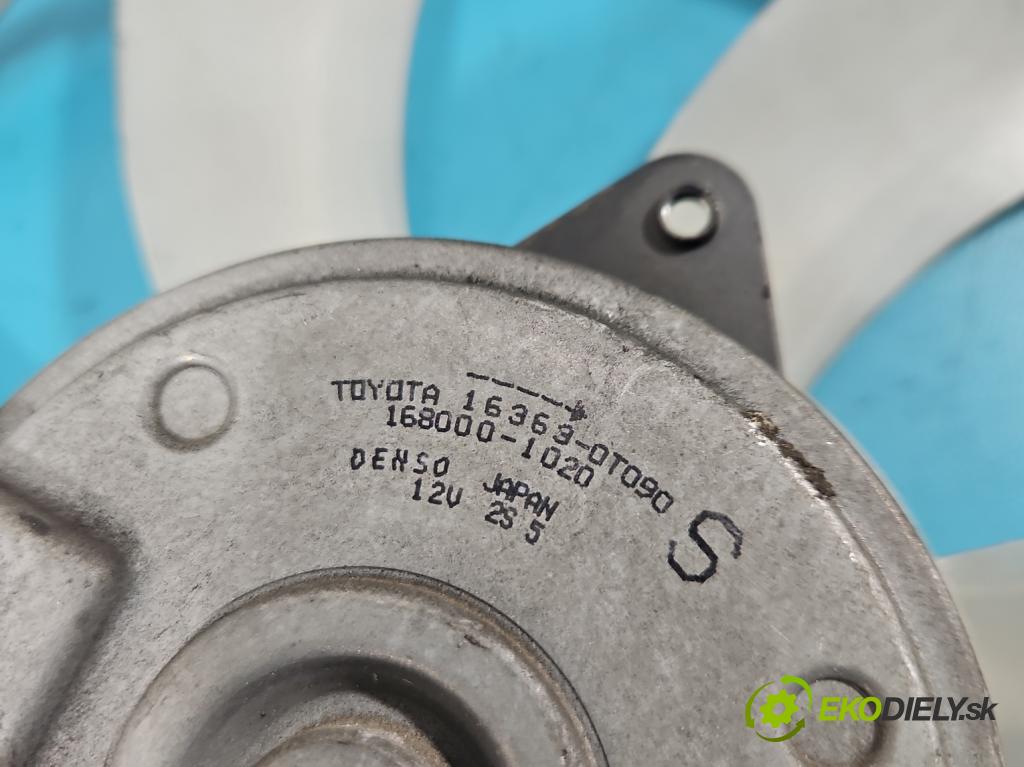 Toyota Auris II 2012-2018 1.8 16V 99 hp automatic 73 kW 1798 cm3 5- ventilátor chladič 16363-0T090