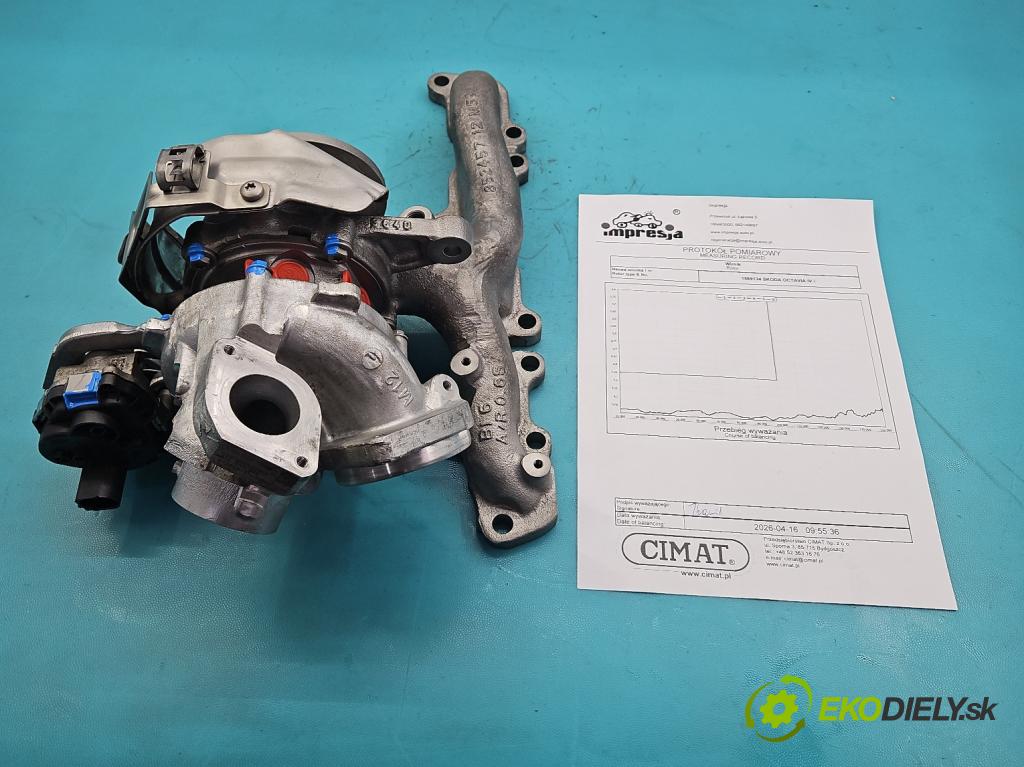 Skoda Octavia IV 2019- 2.0 TDI 116 HP manual 85 kW 1968 cm3 5- turbodúchadlo, turbo repasovaná 872869-1