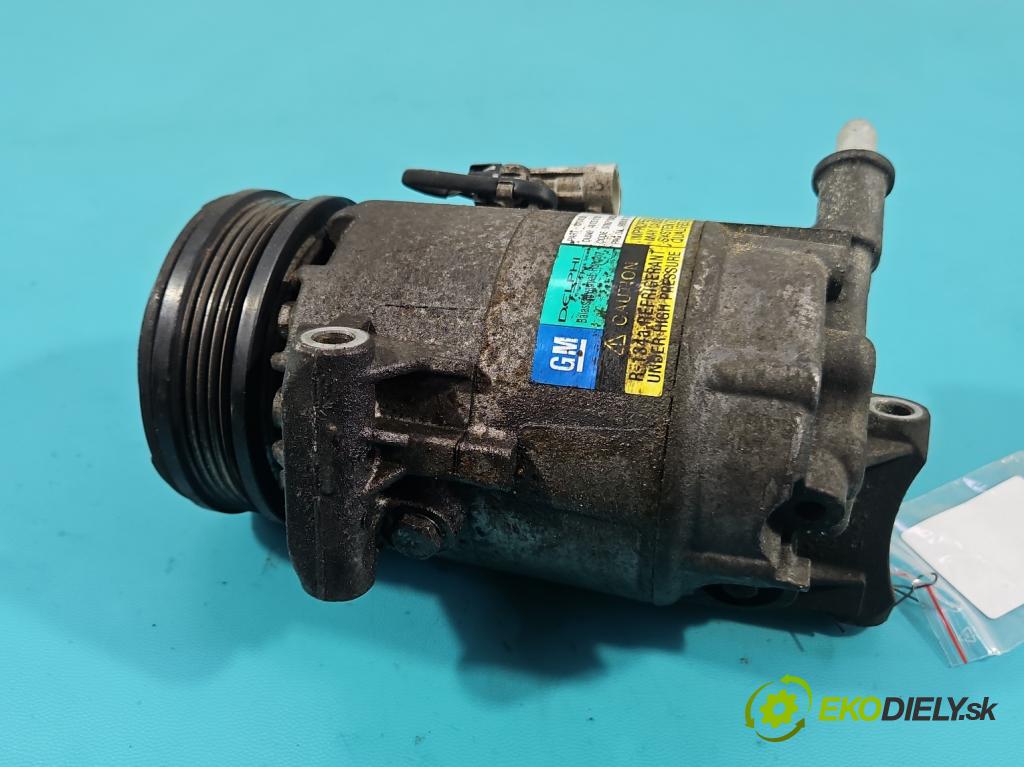 Opel Meriva A 2002-2010 1.6 16V 105 HP automatic 77 kW 1598 cm3 5- Kompresor: klimatizácie 13124750 (Kompresor klimatizácie)