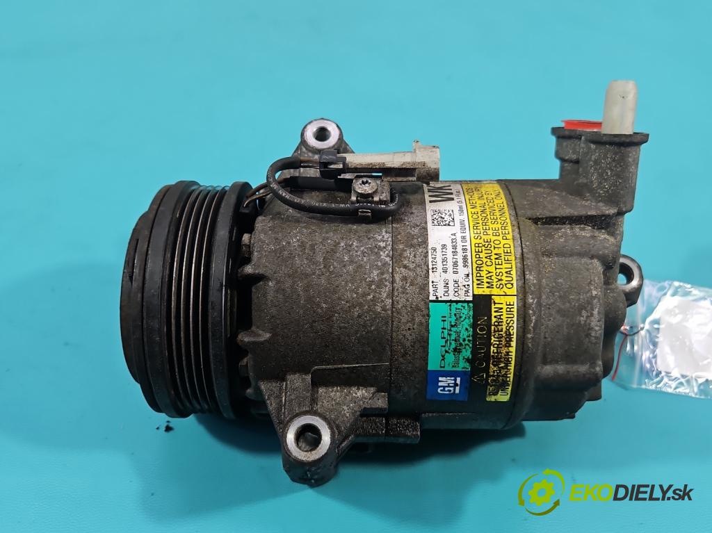 Opel Meriva A 2002-2010 1.6 16V 105 HP automatic 77 kW 1598 cm3 5- Kompresor: klimatizácie 13124750 (Kompresor klimatizácie)