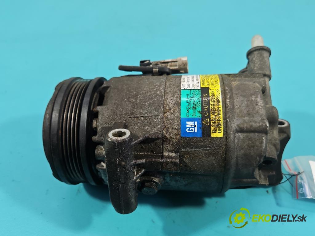 Opel Meriva A 2002-2010 1.6 16V 105 HP automatic 77 kW 1598 cm3 5- Kompresor: klimatizácie 13124750 (Kompresor klimatizácie)