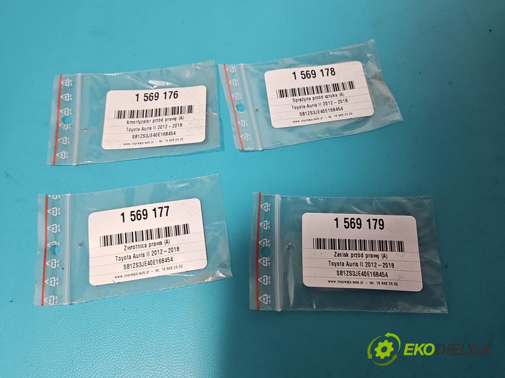 Toyota Auris II 2012-2018 1.8 16V 99 HP automatic 73 kW 1798 cm3 5- tlmič predné pravý  (Kľučka dverí ostatné)