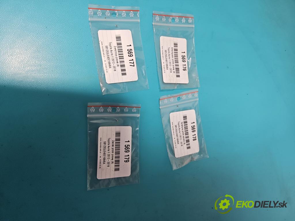 Toyota Auris II 2012-2018 1.8 16V 99 HP automatic 73 kW 1798 cm3 5- pružina predné