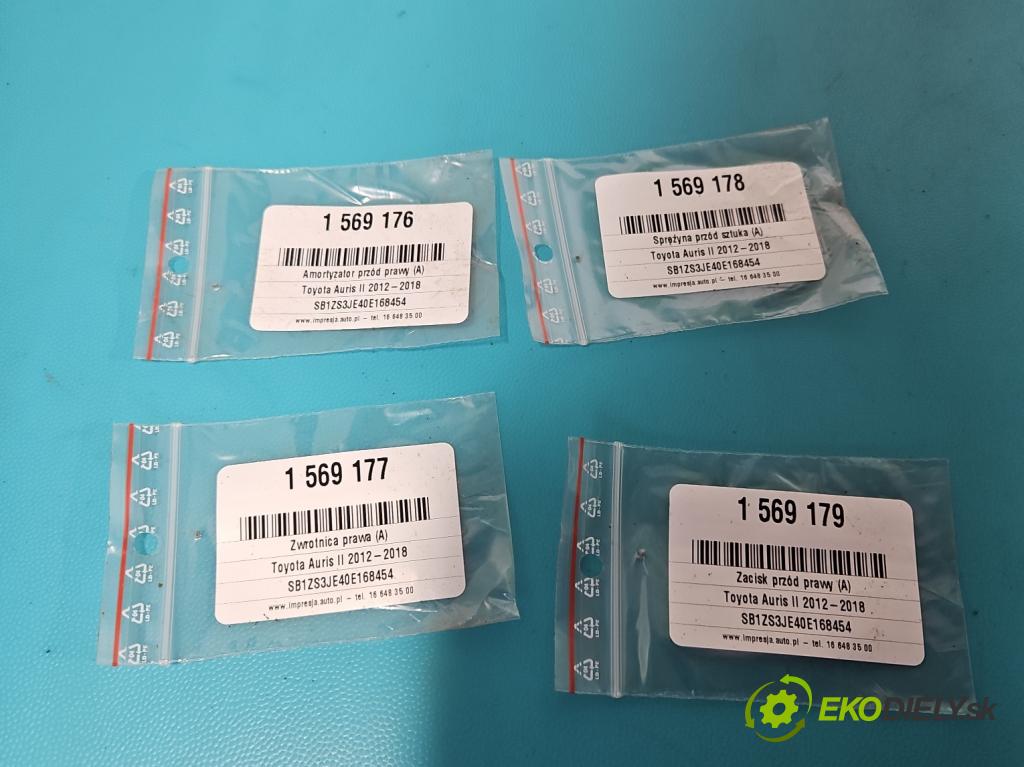 Toyota Auris II 2012-2018 1.8 16V 99 HP automatic 73 kW 1798 cm3 5- brzdič predné pravý  (Kľučka dverí ostatné)