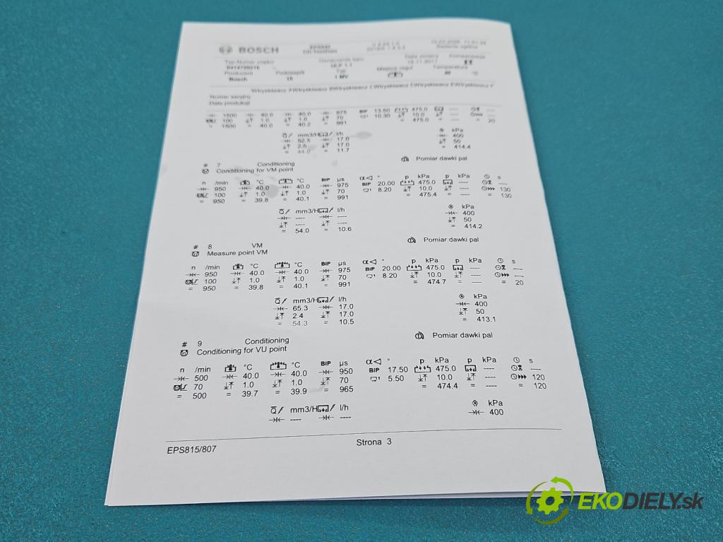 Vw Passat B5 1995-2005 1.9 tdi 131 hp manual 96 kW 1896 cm3 5- vstřikovací čerpadlo 0414720216 (Vstřikovač paliva)