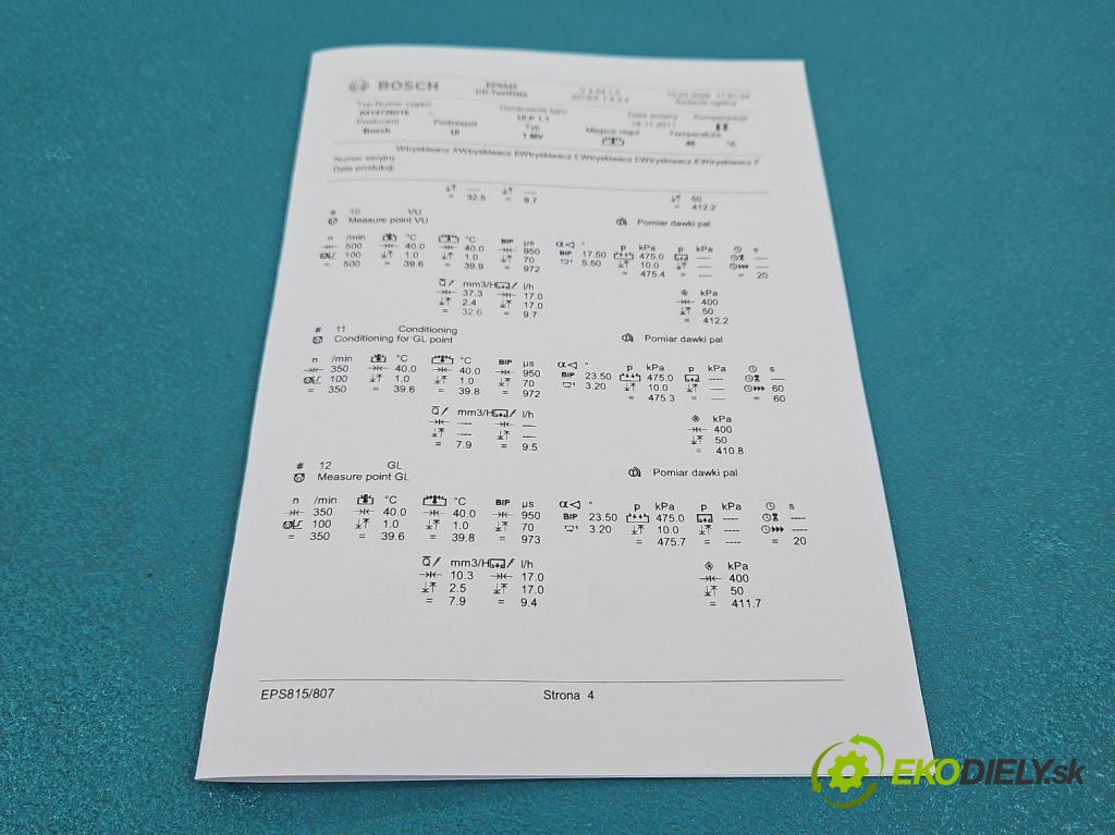 Vw Passat B5 1995-2005 1.9 tdi 131 hp manual 96 kW 1896 cm3 5- vstřikovací čerpadlo 0414720216 (Vstřikovač paliva)