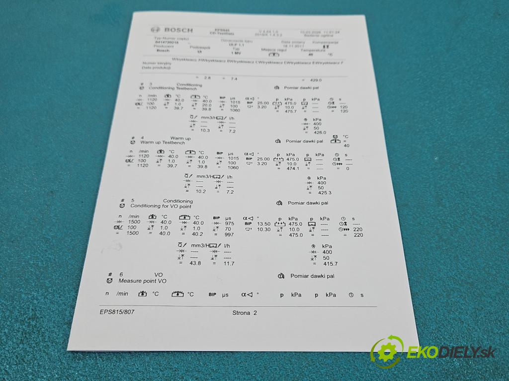 Vw Passat B5 1995-2005 1.9 tdi 131 hp manual 96 kW 1896 cm3 5- vstřikovací čerpadlo 0414720216 (Vstřikovač paliva)