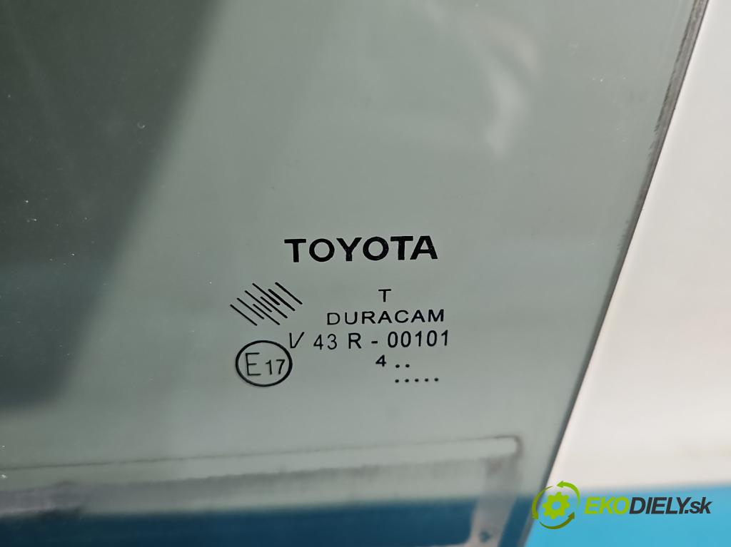 Toyota Verso 2009-2018 1.8 16V 147 HP manual 108 kW 1798 cm3 5- sklo dvere zadné ľavé