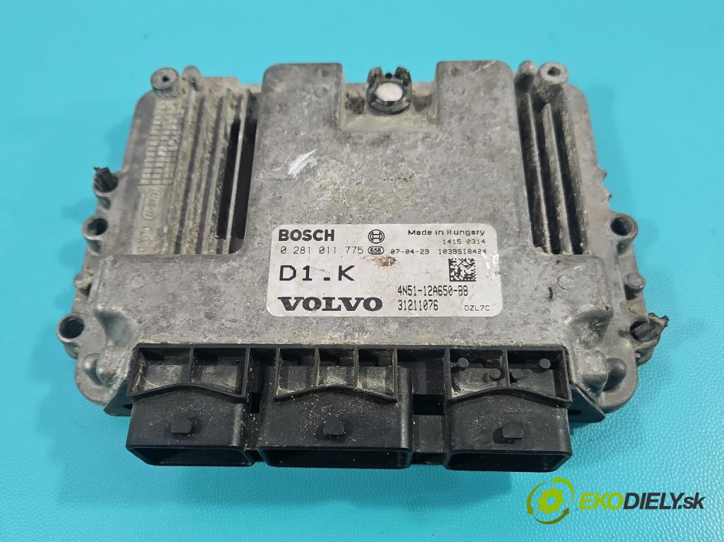 Volvo C30 1.6 hdi 109 HP manual 80 kW 1560 cm3 3- riadiaca jednotka motora 0281011775
