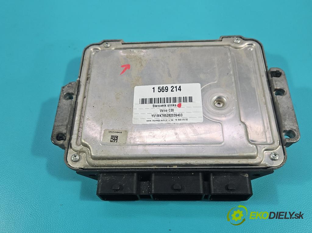 Volvo C30 1.6 hdi 109 HP manual 80 kW 1560 cm3 3- riadiaca jednotka motora 0281011775