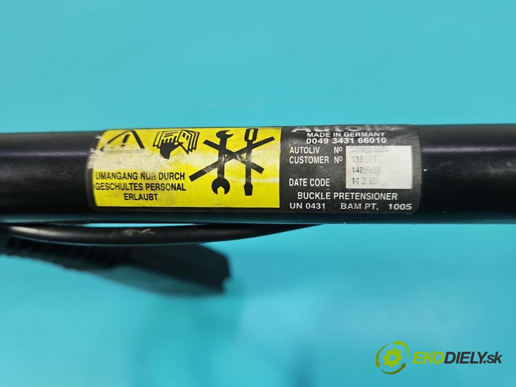 Mini One I 2000-2006 1.6 16V 90 hp manual 66 kW 1598 cm3 3- stěna bezpečnost přední levý 531084300