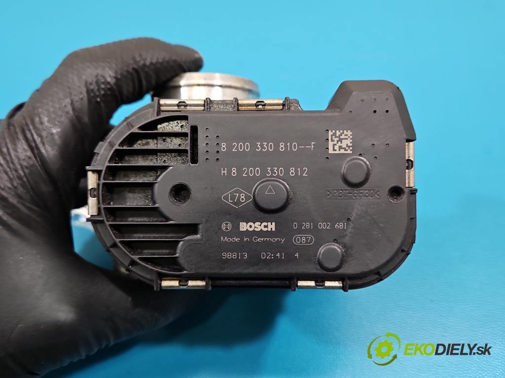 Nissan Qashqai I J10 2006-2013 2.0 dci 150 hp manual 110 kW 1995 cm3 5- škrticí klapka 8200330810 (Škrticí klapka)