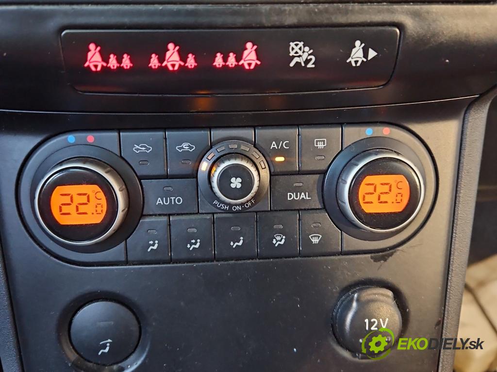 Nissan Qashqai I J10 2006-2013 2.0 dci 150 HP manual 110 kW 1995 cm3 5- panel kúrenia 27500-JD45C