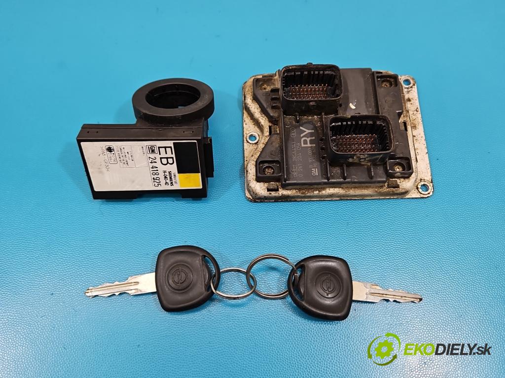 Opel Corsa B 1993-1999 1.0 12V 54 hp manual 40 kW 973 cm3 5- řídící jednotka motoru 0261204058