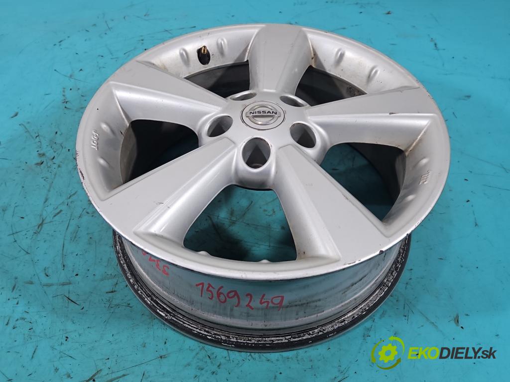 Nissan Qashqai I J10 2006-2013 2.0 dci 150 HP manual 110 kW 1995 cm3 5- Disk hliník 17" komplet
