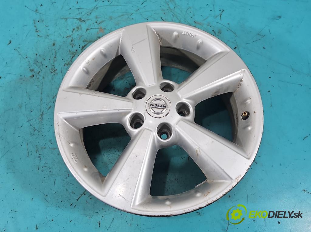 Nissan Qashqai I J10 2006-2013 2.0 dci 150 HP manual 110 kW 1995 cm3 5- Disk hliník 17" komplet