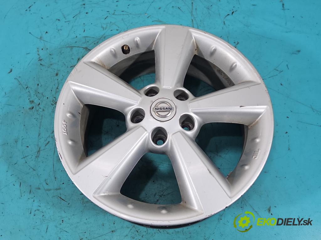 Nissan Qashqai I J10 2006-2013 2.0 dci 150 HP manual 110 kW 1995 cm3 5- Disk hliník 17" komplet