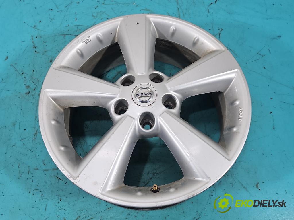Nissan Qashqai I J10 2006-2013 2.0 dci 150 HP manual 110 kW 1995 cm3 5- Disk hliník 17" komplet