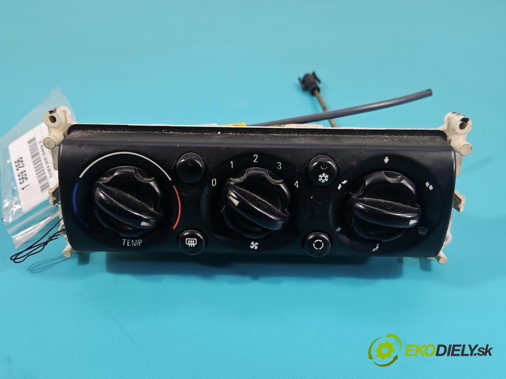 Mini One I 2000-2006 1.6 16V 90 hp manual 66 kW 1598 cm3 3- palubní deska panel topení 1502214